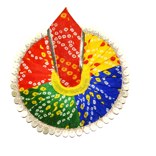 Beautiful Jaipuri Multicolour Dress of Laddu Gopal