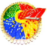 Beautiful Jaipuri Multicolour Dress of Laddu Gopal
