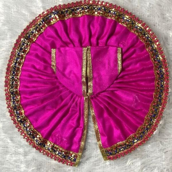 Elegant Laddu Gopal Dress Combo – Set of 3 Fancy Satin & Embroidered Outfits