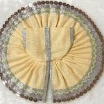 Elegant Laddu Gopal Dress Combo – Set of 3 Fancy Satin & Embroidered Outfits